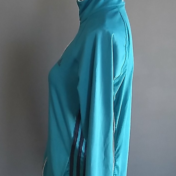 Adidas track zipper jacket sz medium - Picture 4 of 16